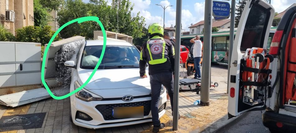 אישה נפצעה בתאונה במערב ראשון לציון