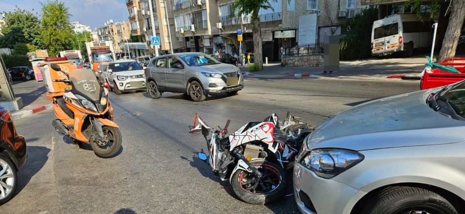 שתי תאונות הבוקר (ב') בבת ים