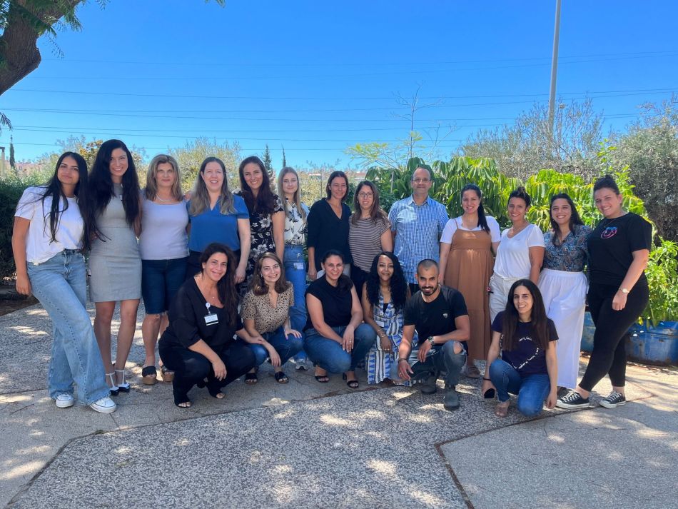 צוות מחלקת משאבי אנוש במרכז הרפואי- צילום: דוברות וולפסון