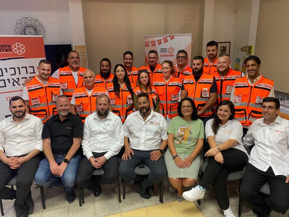 חיזוק משמעותי ל"איחוד הצלה" אחרי סיום קורס המתנדבים בראשון לציון