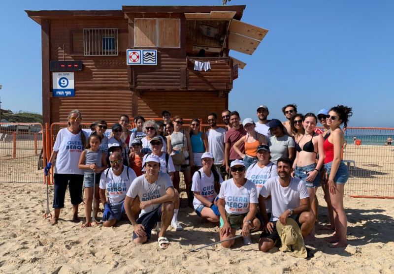 Clean Beach חגגה את יום השנה הראשון לברית ערים תאומות מנהטן ובת ים