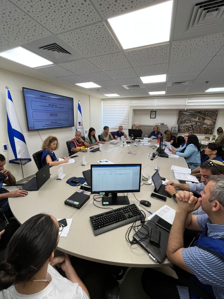 תרגיל לשעת חירום במרכז הרפואי וולפסון בחולון