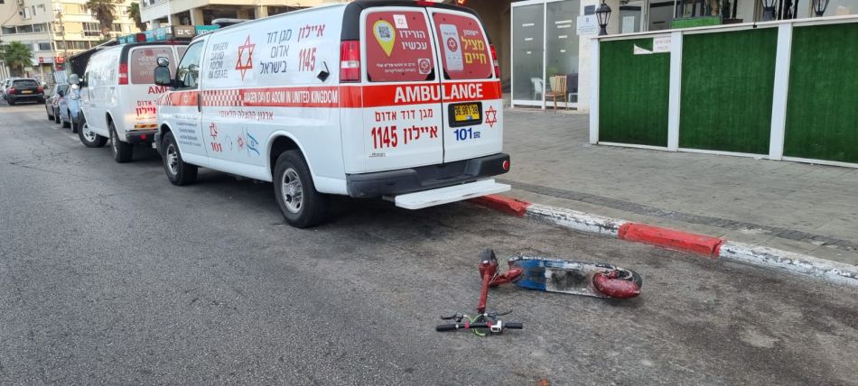 פצוע בתאונת קורקינט בדרך המכבים