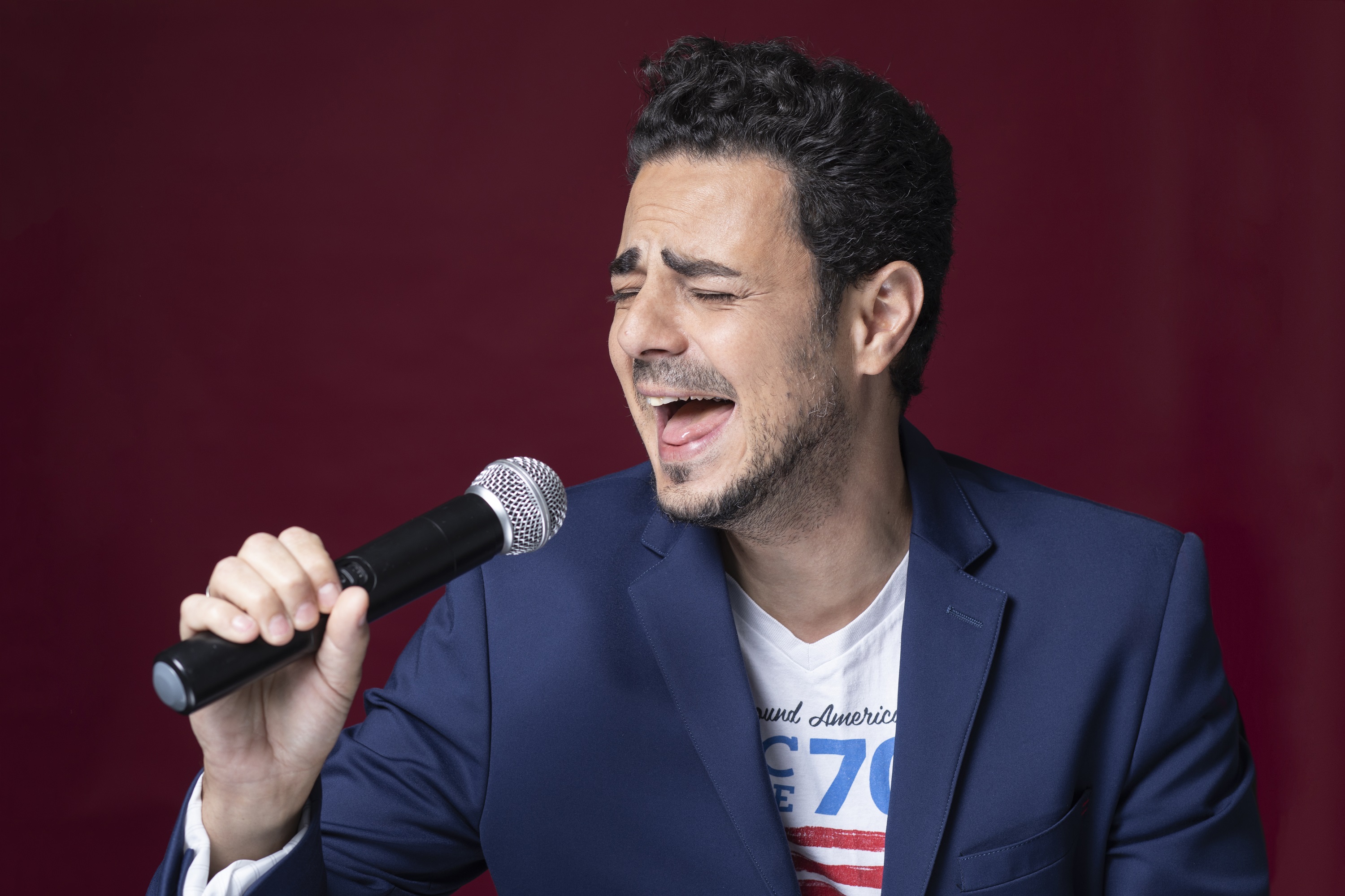 הסטנדאפיסט שוקי דוד, צילום יפעת ורצ'יק