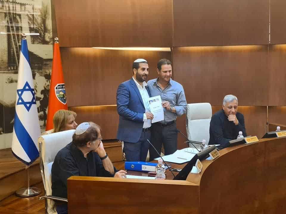 חבר מועצה חדש בראשון לציון