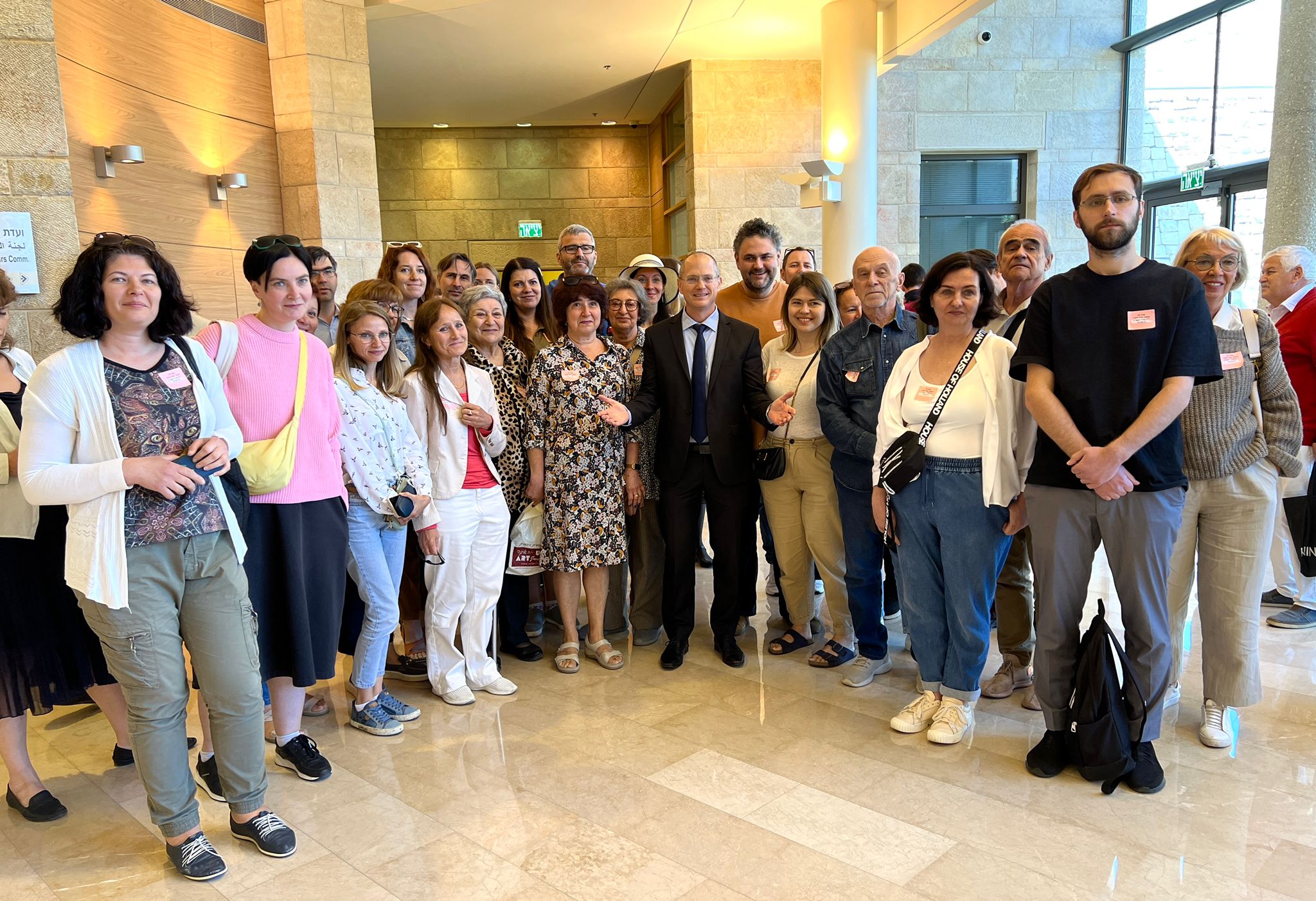 ח"כ עודד פורר אירח בכנסת עולים חדשים מרחובות