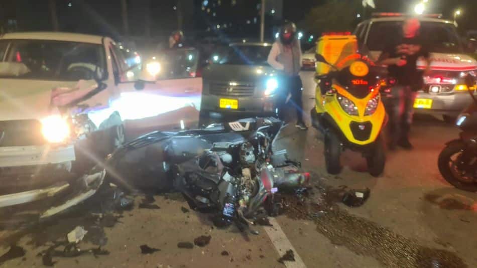 בת ים: רוכב אופנוע נהרג בתאונה