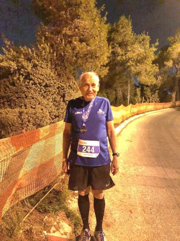 מה גילו של הרץ המבוגר ביותר בראשון לציון?
