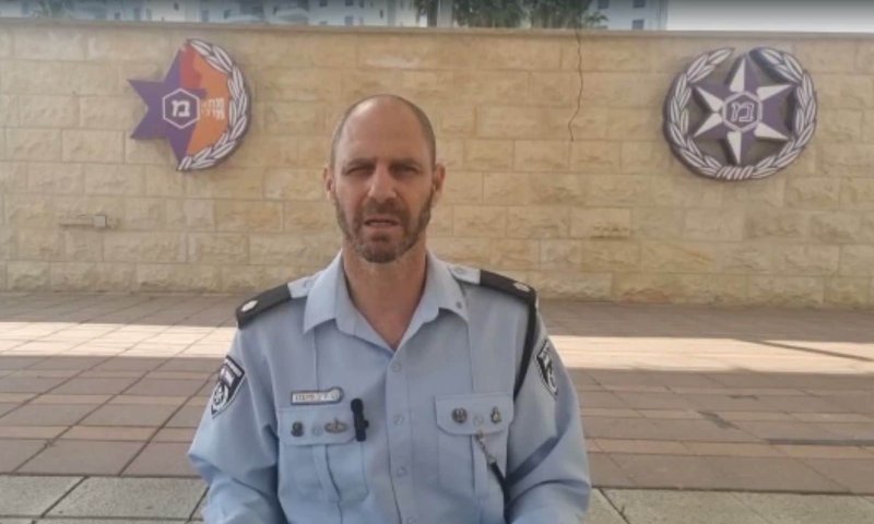 רפ"ק יריב פיינברג. צילום: דוברות משטרת ישראל