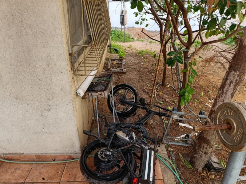 בת ים: שריפה ברחוב הלפר