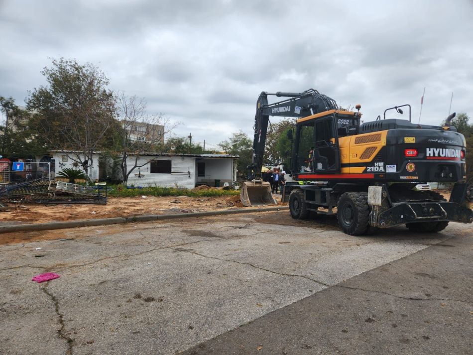 ראשון לציון: פונה מתחם הקרוואנים ברמת אליהו