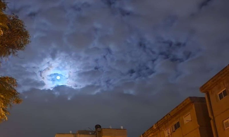 לילה חריג בישראל. צילום: "גל גפן"