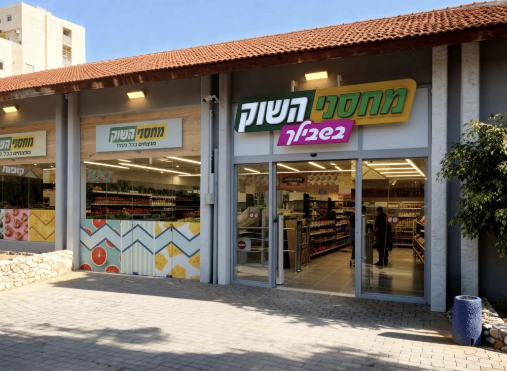 יבנה מתחדשת עם סניף עירוני בסטנדרט גבוה-"מחסני השוק בשבילך"