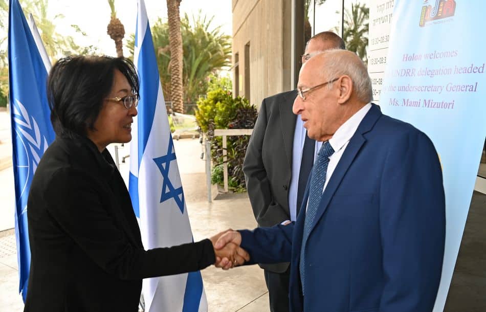 האו"ם: "חולון, עיר מוקד ידע עולמי במצבי חירום"