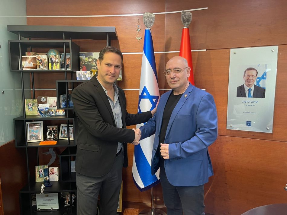 רז קינסטליך ומקסים בביצקי. צילום: פרטי