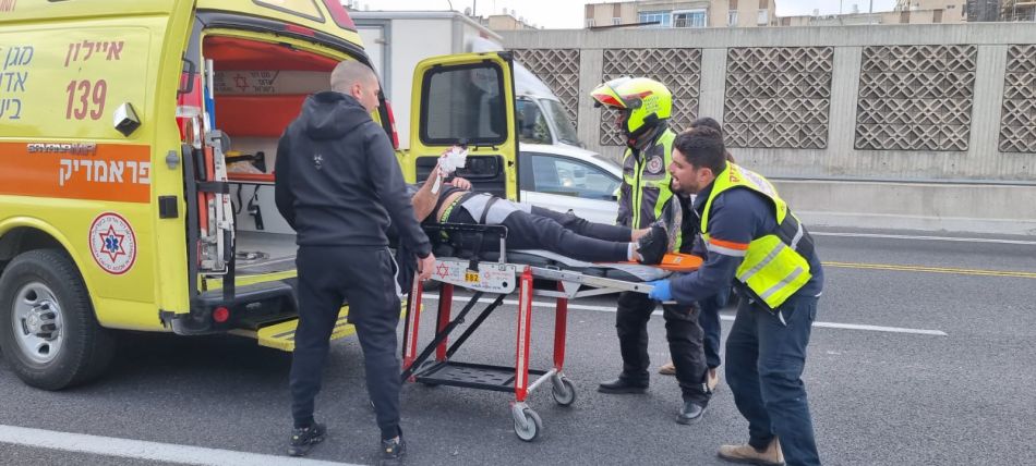 בת ים: תאונת אופנוע קשה במחלף יוספטל