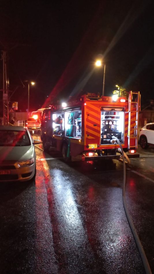 חולון: מקלט עלה באש בג'סי כהן