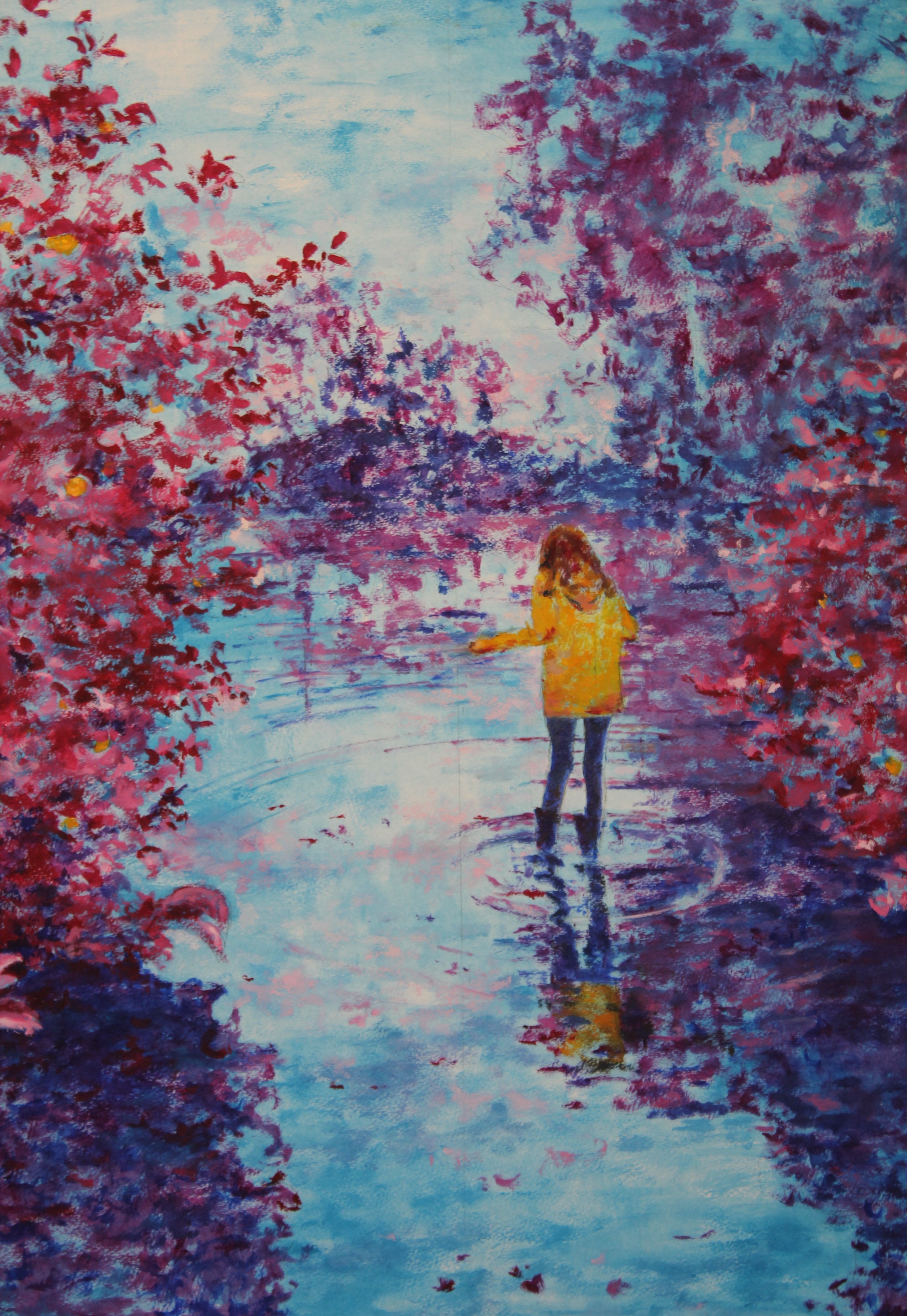 בנותיי דיוקן עצמי. "נומי", שמן על נייר, 2019
