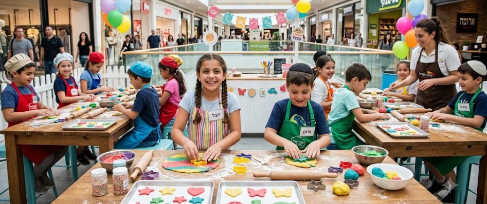 קייטנה חינמית בקניותר נס ציונה במהלך חודש אוגוסט