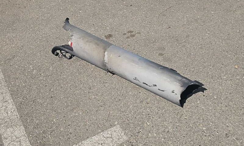 רסיס ירוט נפל בכניסה לעיר