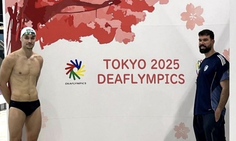 תעשו כבוד: השחיין האולימפי נתן גוטפלד ממכבי רמת גן הגיע להישג באולימפיאדת כבדי השמיעה והחרשים שהתקיימה בטוקיו, יפן