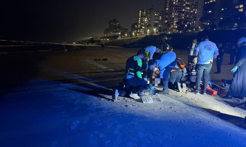 אירוע טביעה קשה בחוף בבת ים