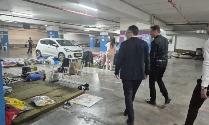 ראשון לציון: חניוני המיגון של העירייה קלטו מאות תושבים ותושבות ביממה האחרונה