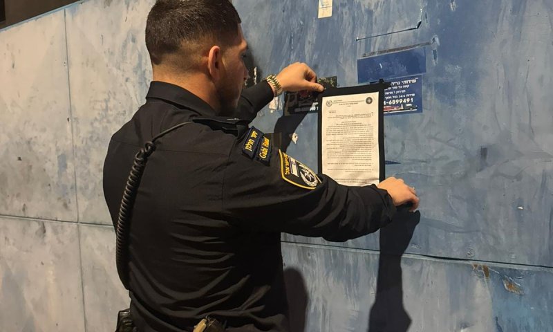 צו סגירה למוסך באזור שהעסיק שב"חים