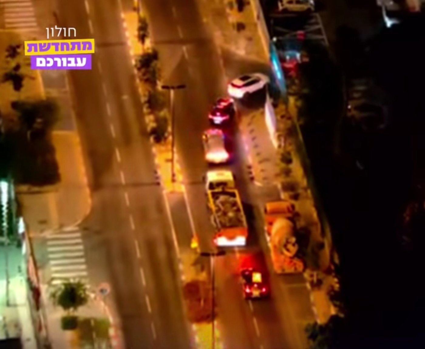 רחפני חולון איתרו משאית המשליכה פסולת בשטח העיר