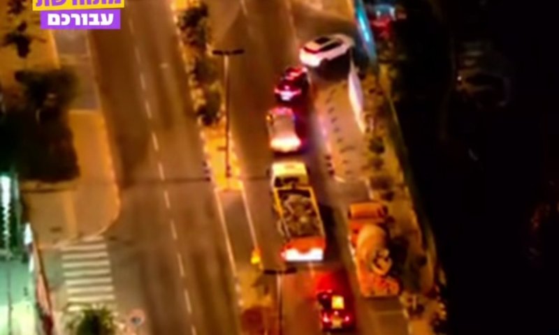 רחפני חולון איתרו משאית המשליכה פסולת בשטח העיר