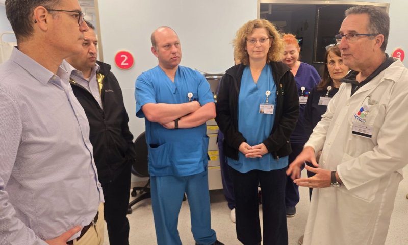 מנכ"ל משרד הבריאות ביקר בוולפסון