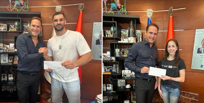 מענק של עשרות אלפי שקלים לספורטאי ראשון לציון באולימפיאדה