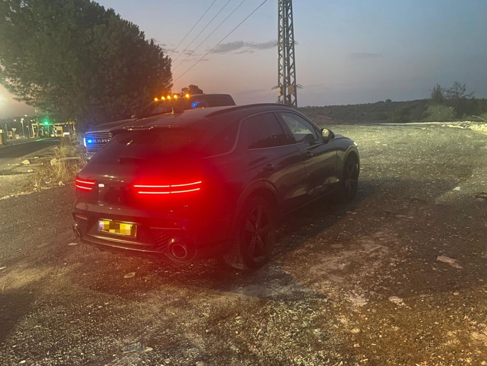 פלסטיני מעזה גנב רכב בראשון לציון ונתפס על ידי לוחמי מג"ב