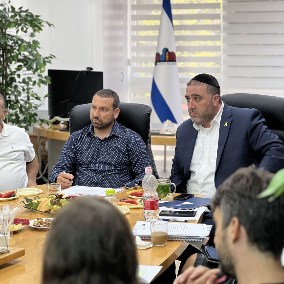 ראש עיריית חולון אירח את שר הפנים