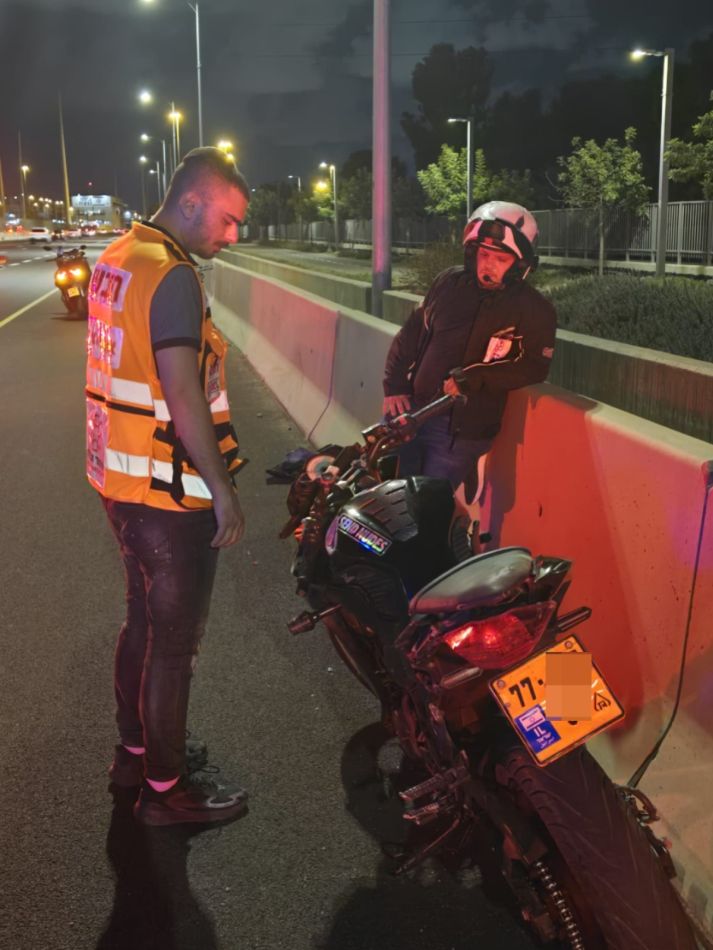 במהלך הלילה: 2 תאונות אופנוע בבת ים