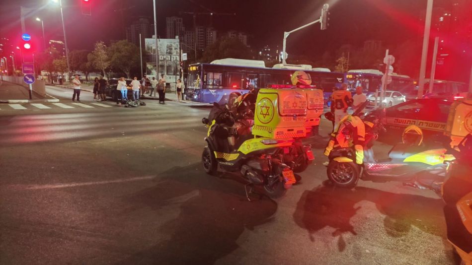 בת ים: פצוע קשה בתאונת אופניים