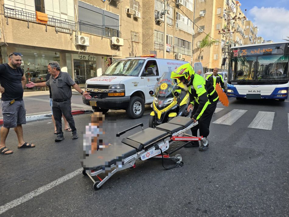 הולכת רגל נפצעה בתאונה במרכז בת ים