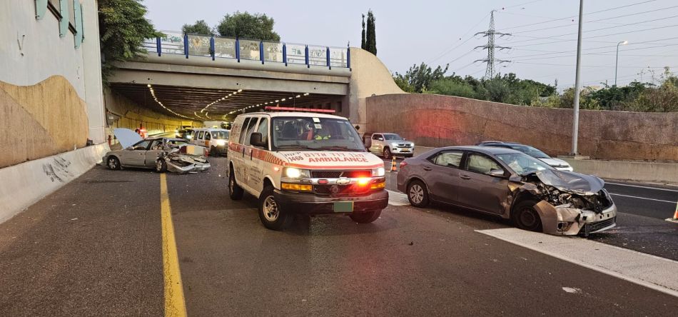 תאונה קשה במחלף וולפסון