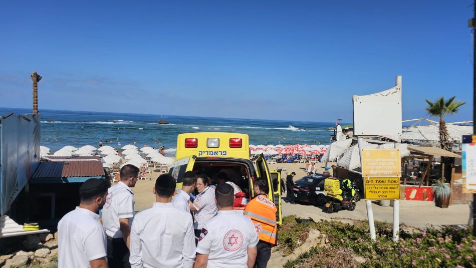 אירוע טביעה קשה במהלך בחג בבת ים