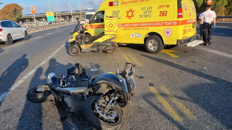 תאונת אופנוע קשה סמוך למקווה ישראל