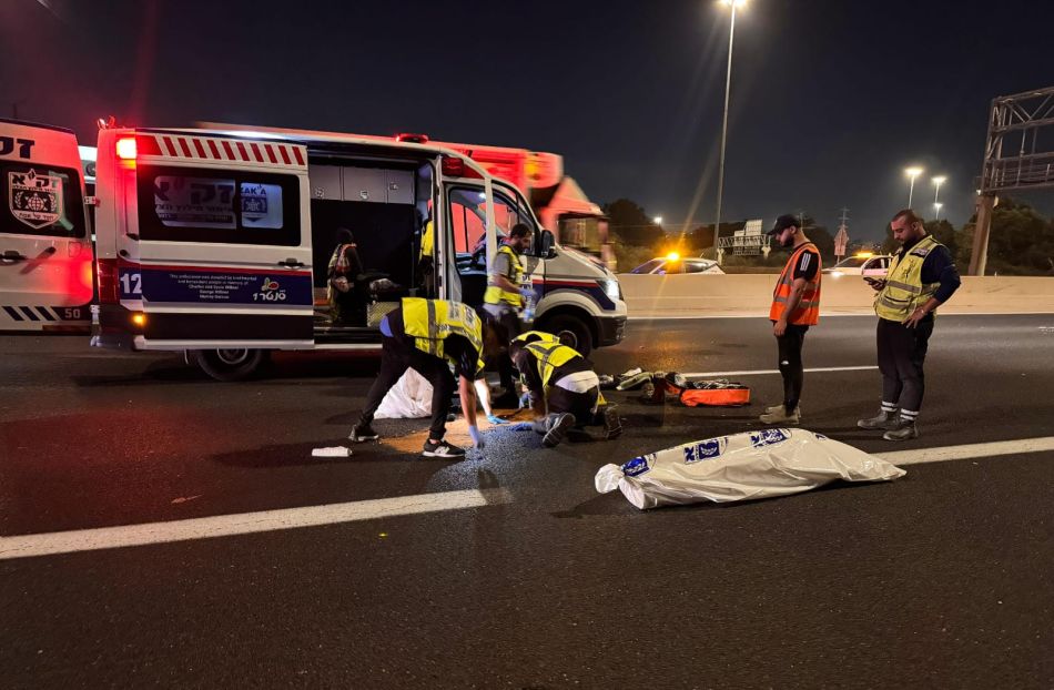 רוכב אופנוע נהרג בתאונת פגע וברח בכניסה לראשון לציון