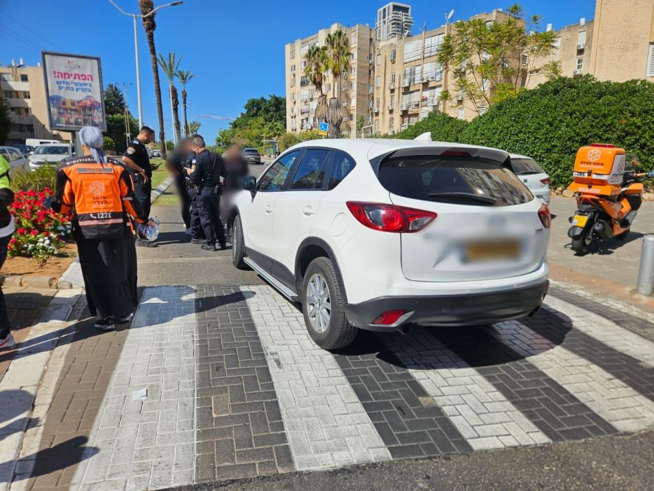 פצועה בתאונת דרכים ברמת הנשיא בת ים