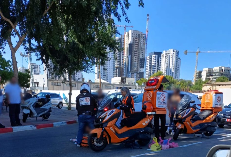 קשיש נפצע בתאונה באזור התעשיה בבת ים