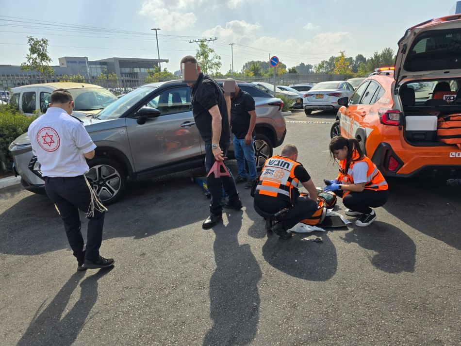 פצוע בתאונה במערב ראשון לציון