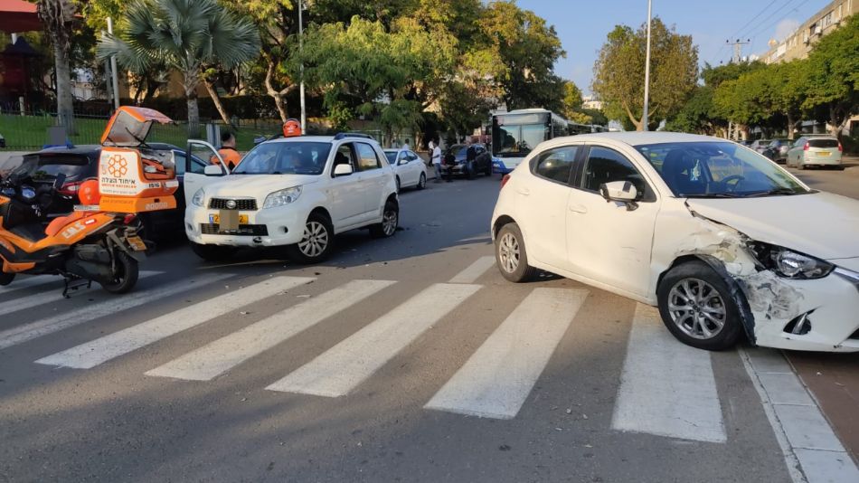 פצועה בתאונה בשכונת רמת הנשיא בבת ים