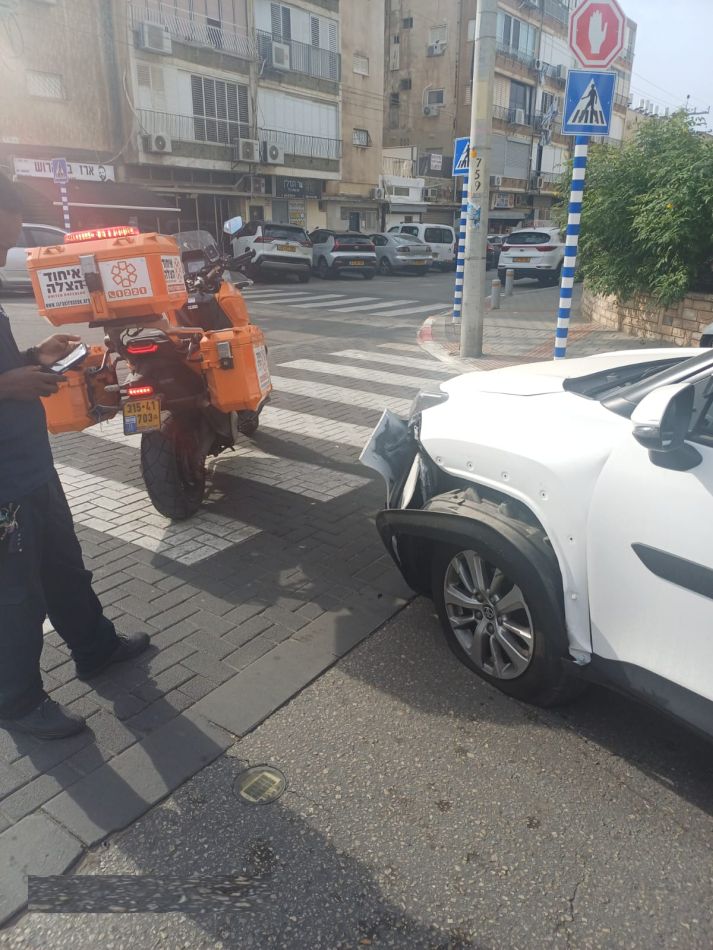 נהגת נפצעה בתאונה בבת ים