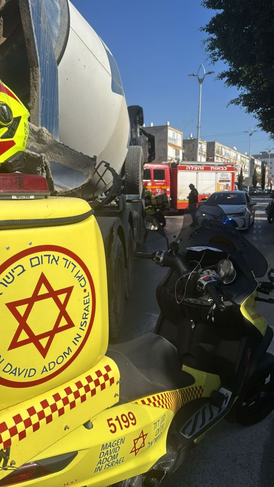 תאונה קשה ברחוב ההסתדרות בחולון