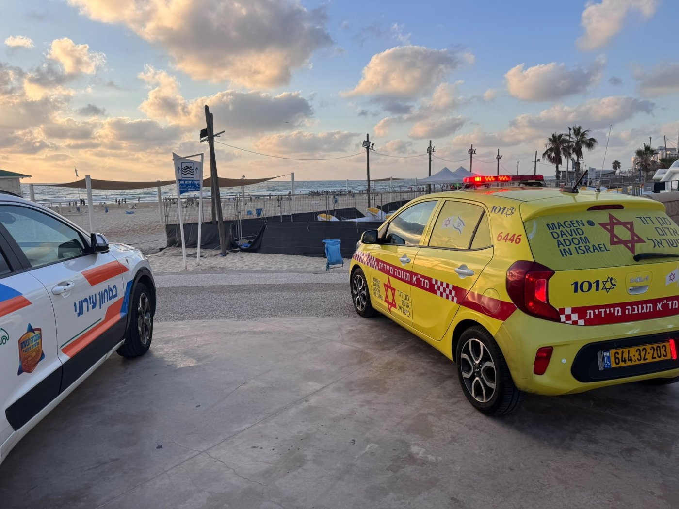 גבר טבע למוות בחוף בראשון לציון