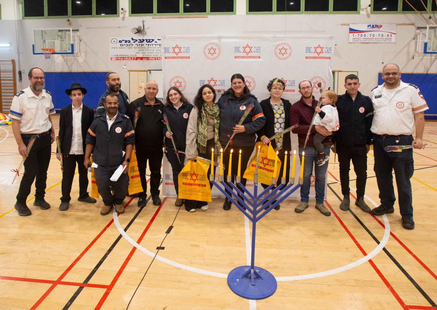המטופלים והחובשים שהצילו את חייהם נפגשו במד"א ראשון לציון