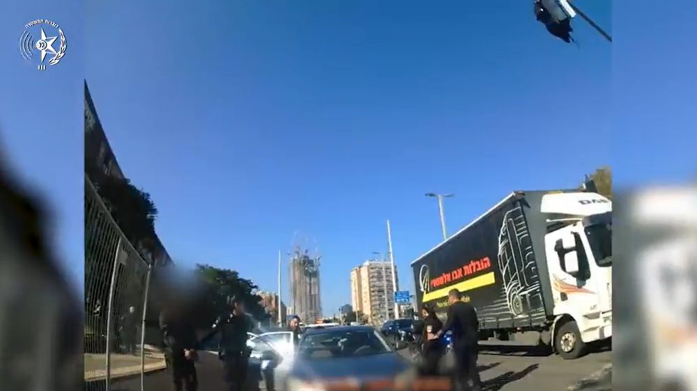 רכב עם שב"חים מג'נין נתפס בבת ים